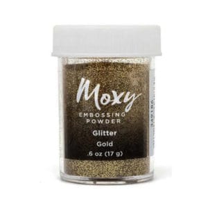 Pó para Embossing Moxy Glitter Dourado American Craft