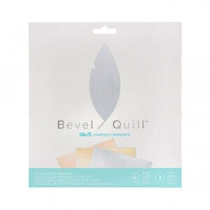 Papel Metalizado Bevel Quill We R - 6 Folhas