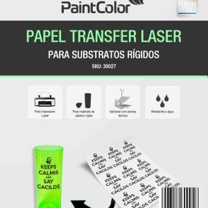 Papel Transfer Laser Para Substratos Rígidos 100g A4 - 20 Folhas