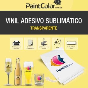 Vinil Adesivo Sublimático Transparente A4 10 Folhas