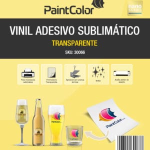 Vinil Adesivo Sublimático Transparente A4 100 Folhas