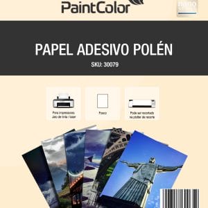 Papel Adesivo Polen para Jato de Tinta 180g A4 - 10 Folhas