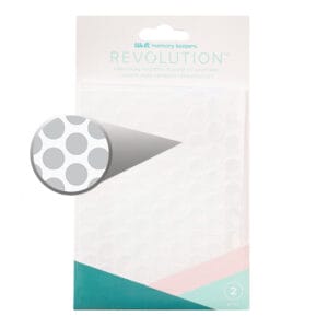 Placa de Emboss Poá  We R Revolution - Kit com 2 Peças