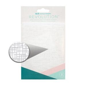 Placa de Emboss Traços e Colméias We R Revolution - Kit com 2 Peças
