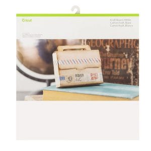 Papel Cartão Kraft Branco - Cricut Cardstock 30x30 cm - 20 folhas