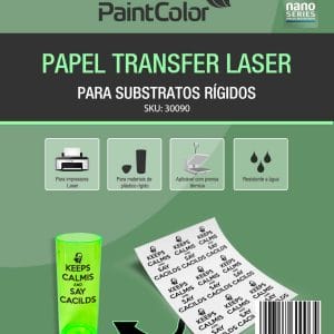 Papel Transfer Laser Para Substratos Rígidos 120g A4 - 100 Folhas