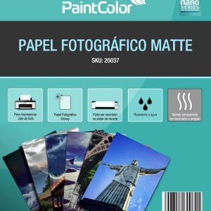 Papel Fotográfico Matte para Jato de Tinta 170g A4 - 100 Folhas