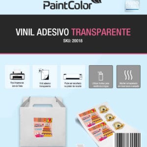 Vinil Adesivo para Jato de Tinta Transparente Glossy A4 100 Folhas