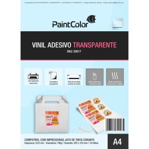 Vinil Adesivo para Jato de Tinta Transparente Glossy A4 10 Folhas