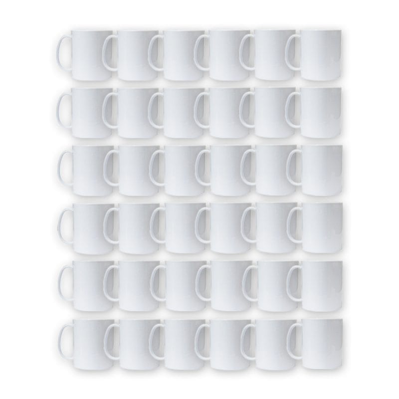 caneca de polímero branca 36 unidades