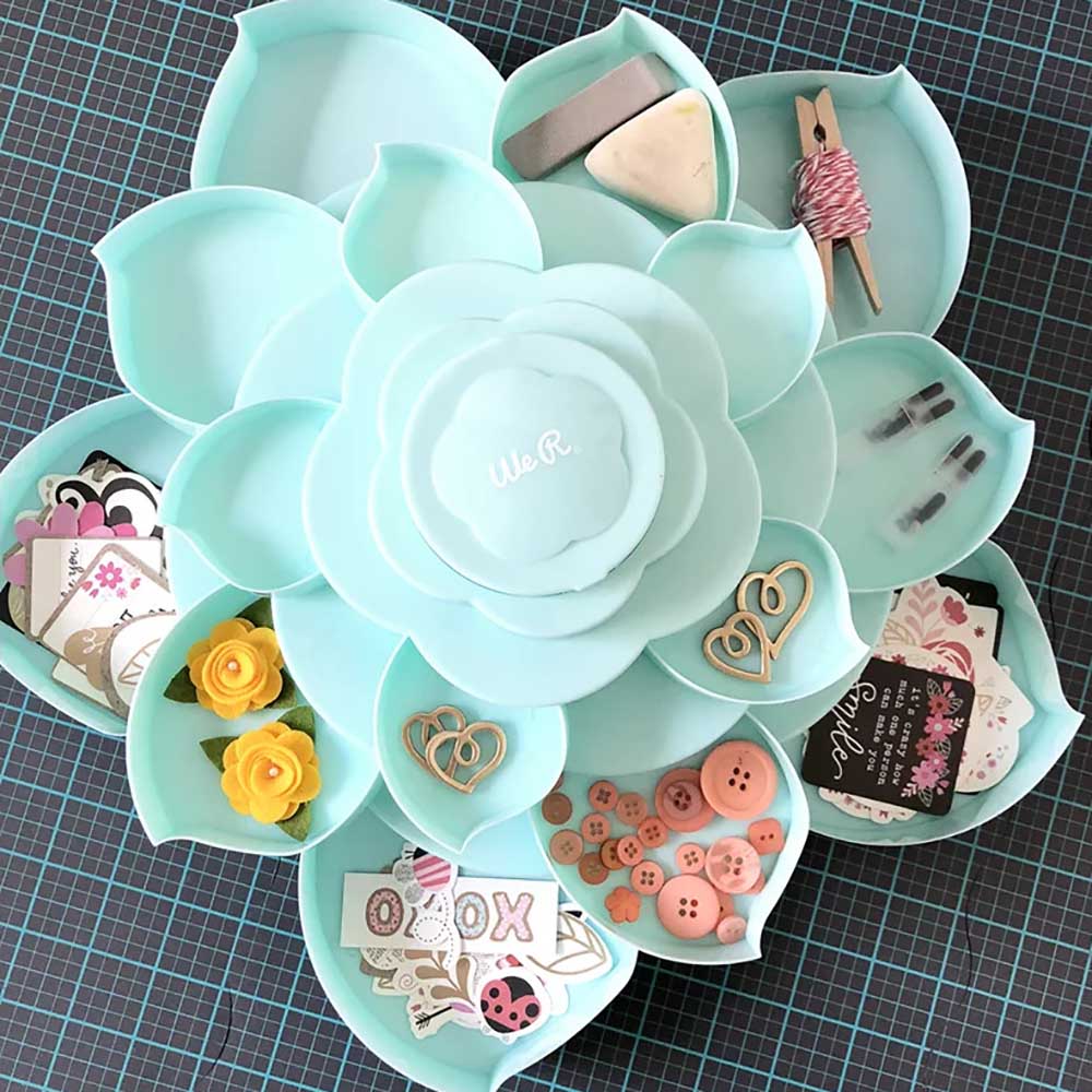 Organizador Mini Bloom Verde Menta We R - Imagem 3