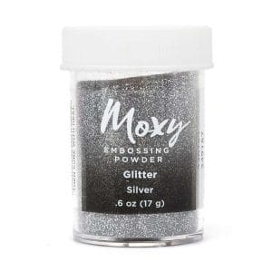 Pó para Embossing Moxy Glitter Prata American Craft