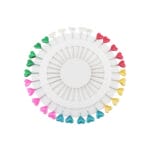 Alfinete Cabeça Decorada Art Mak - Coração