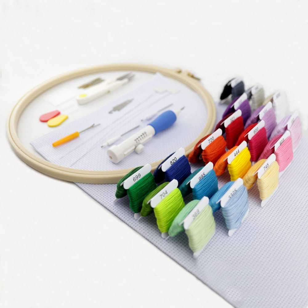 Kit Ponto Cruz Agulha Croche e Acessórios Art Mak - Imagem 2