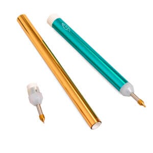 Caneta Foil Quill sem Fio 2 Pilha AAA - Ponta Fina e Padrao We R + Foil Rolo Extra