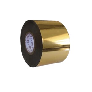  Rolo Pequeno de Foil Dourado para Foil Quill/HotStamp (2,8 cm x 122 m)
