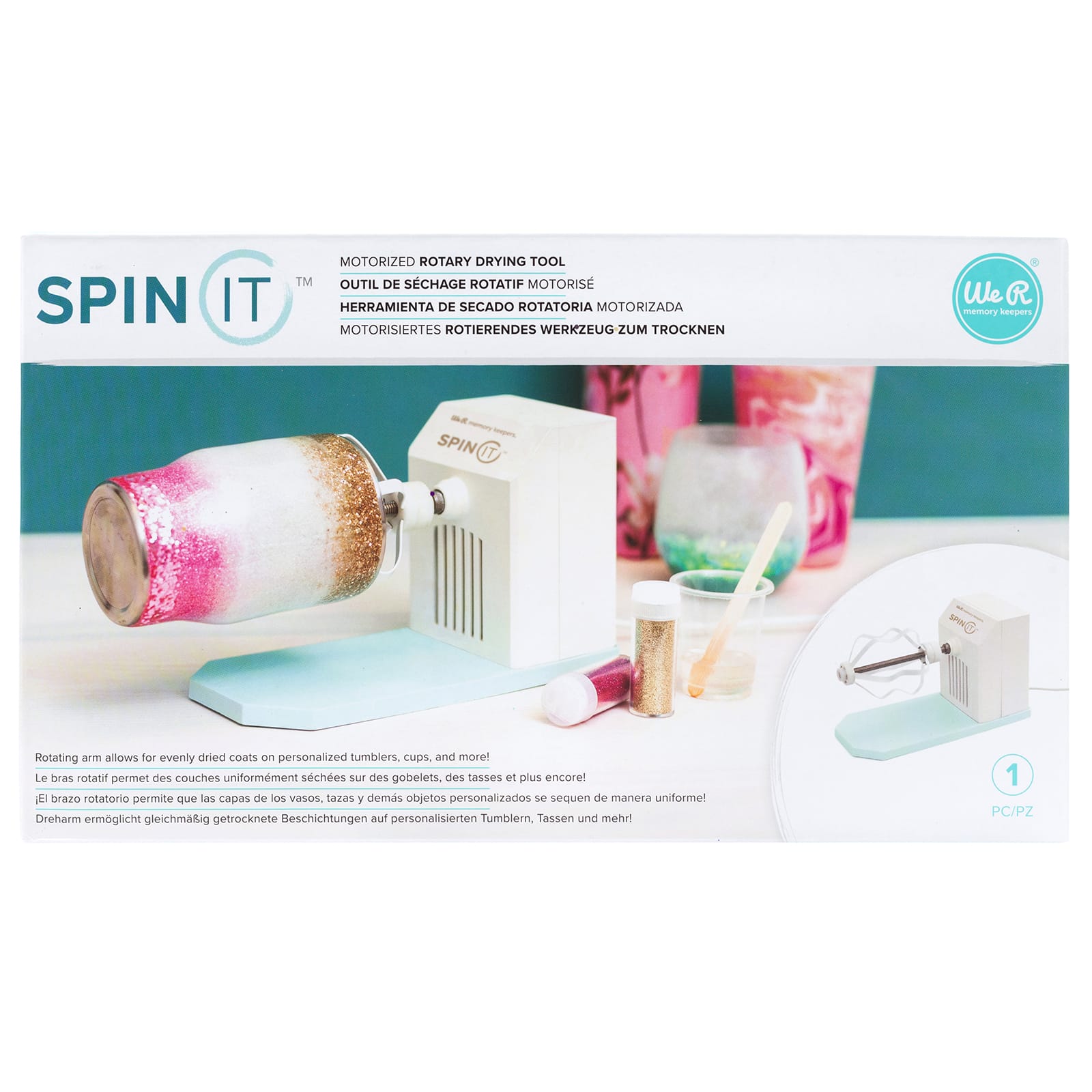 Aplicador de Resina Epóxi em Copos de Metal com motor - Imagem 4