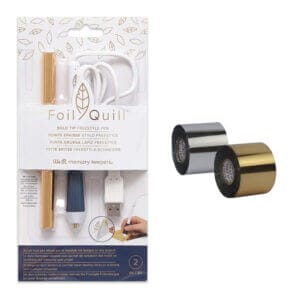 Caneta Freestyle Foill Quill Ponta Grossa We R + Foil Rolo Extra