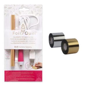 Caneta Freestyle Foill Quill Ponta para Caligrafia We R + Foil Rolo Extra