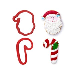 Cortador Papai Noel e Bengala de Açúcar - Decora