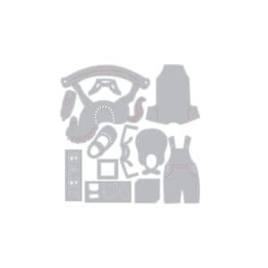 Facas de Corte Thinlits Sizzix - Novo Bebe