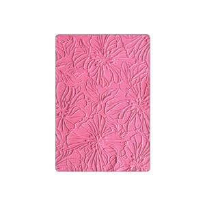 Placa de Emboss Sizzix - Azaléas