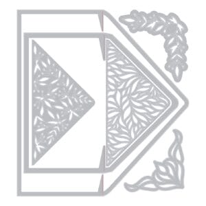 Faca de Corte Thinlits Sizzix - Revestimentos de Envelope Botânico