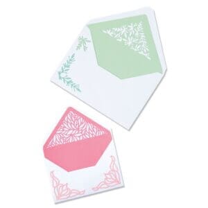 Faca de Corte Thinlits Sizzix - Revestimentos de Envelope Botânico