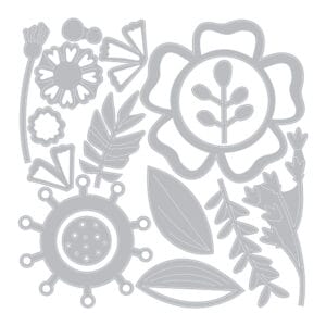 Facas de Corte Thinlits Sizzix - Florais Criativos