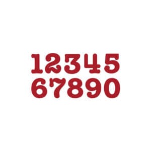 Facas de Corte Sizzix - Números Gigantes