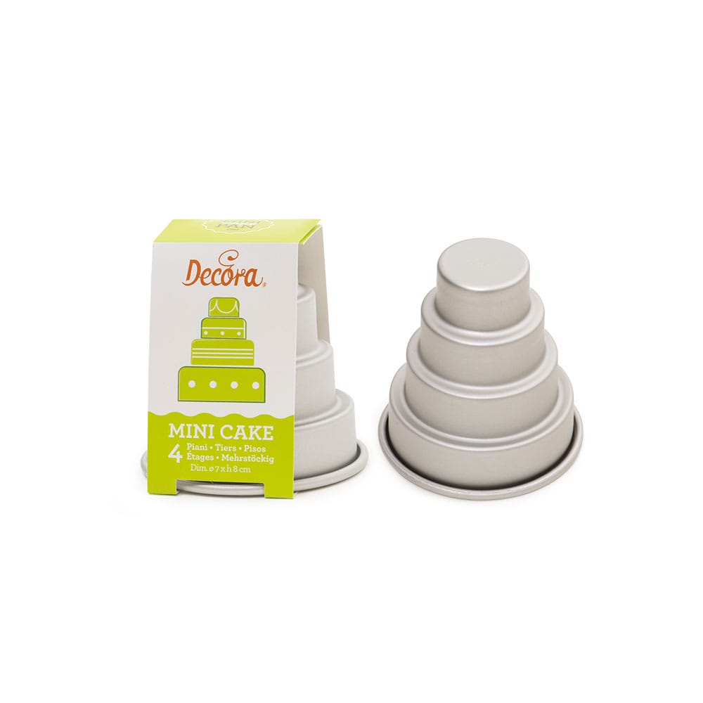 Mini Formas para Bolo 4 Andares - Decora