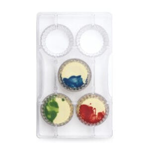 Forma de Chocolate em Policarbonato Cupcake Grande - Decora