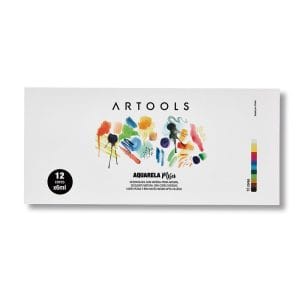 Aquarela Misci 12 Cores - Bisnaga 6ml - Artools