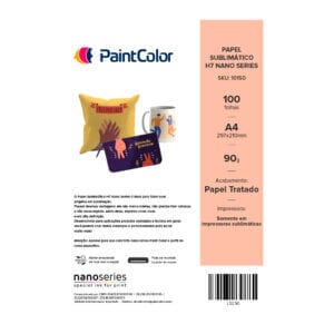 Papel Sublimático H7 A4 Nano Series - 100 fls
