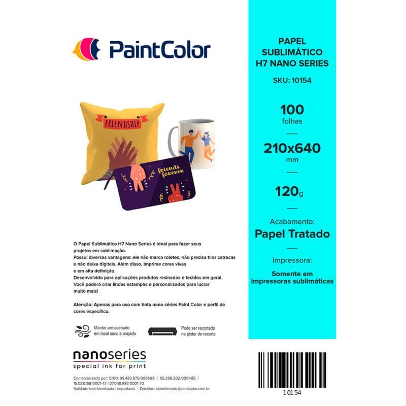 Papel Sublimatico H7 210x640mm Nano Series - 100 fls