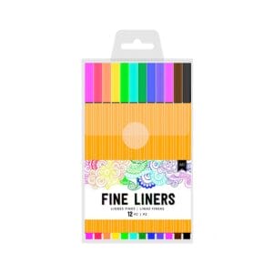 Canetas Coloridas – Linhas Finas 12 un