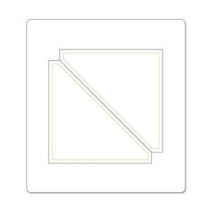 Faca de Corte Bigz Sizzix – Triângulos de meio quadrado