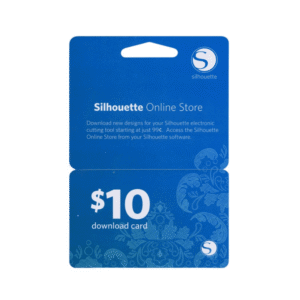 Cartão $10 Download Silhouette Design Space