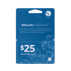 Cartão $25 Download Silhouette Design Space
