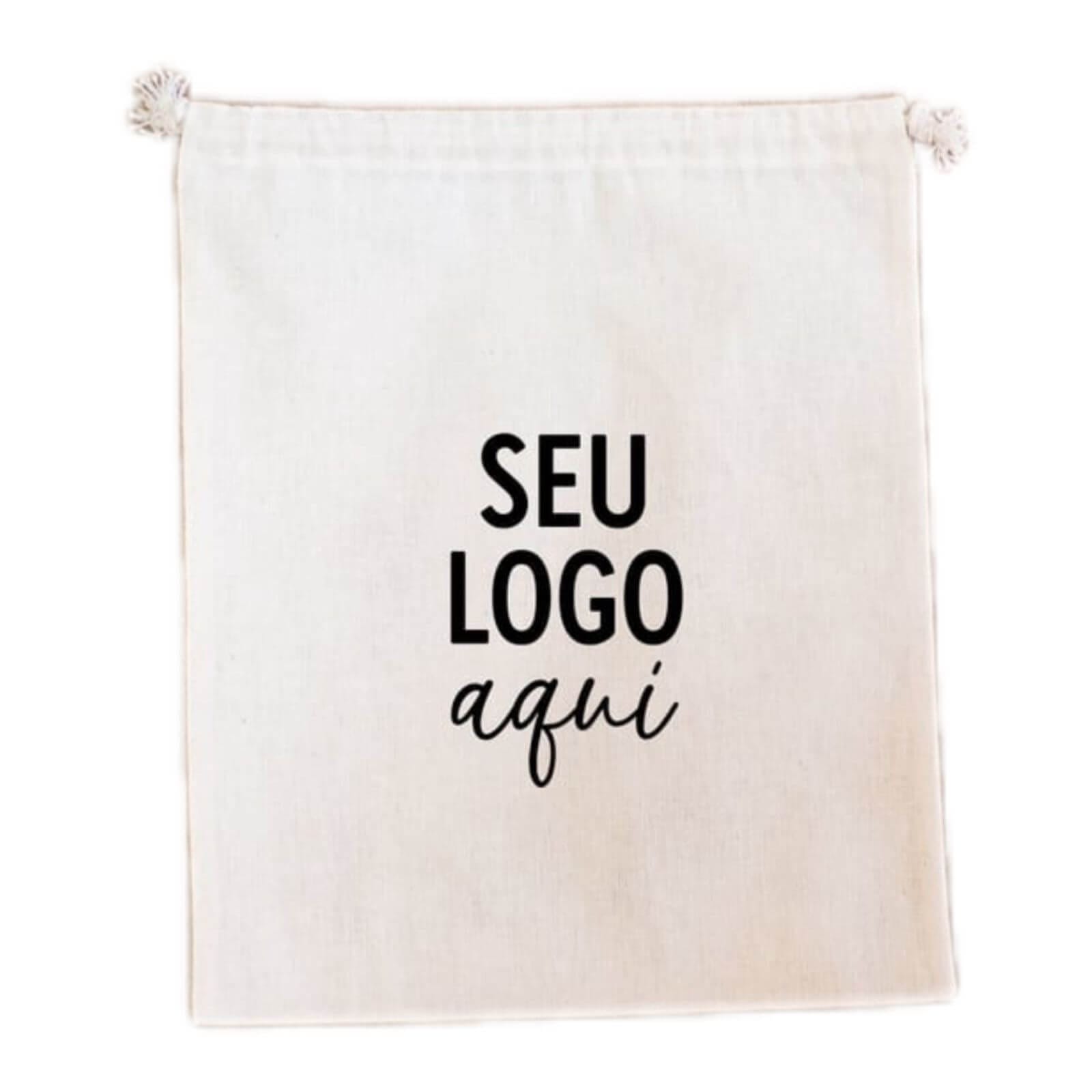 Saquinho Algodão Cru Personalizado 5UN