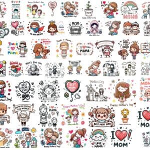 Transfer DTF Têxtil - Tema Mãe