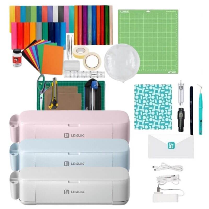 Loklik iCraft: Plotter de Recorte Bivolt - Kit Premium