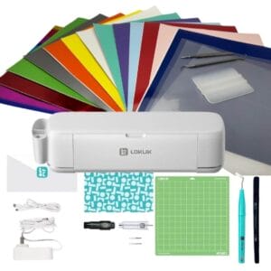 Loklik iCraft: Plotter de Recorte Bivolt - Kit Vinil - Branco