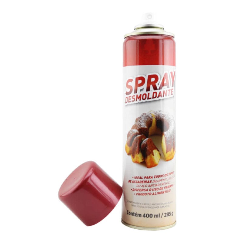 Chefmaster Spray Desmoldante para Confeitaria 400ml - Antiaderente Essencial para Bolos Perfeitos e Desenforme Impecável - Imagem 2