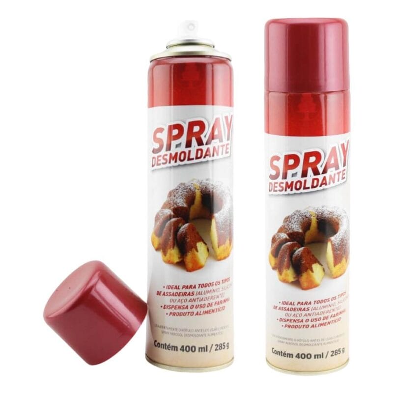 Chefmaster Spray Desmoldante para Confeitaria 400ml - Antiaderente Essencial para Bolos Perfeitos e Desenforme Impecável - Imagem 3