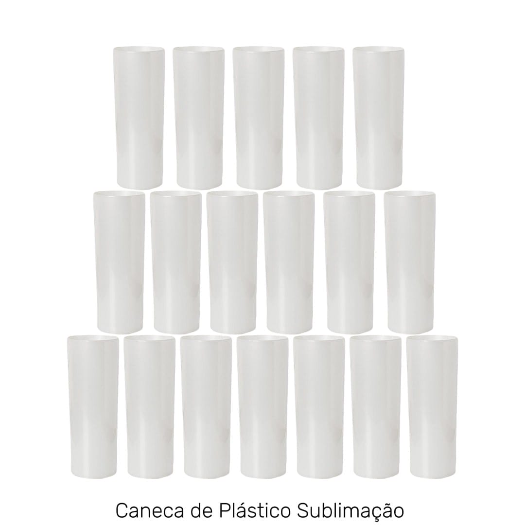 Copo Long Drink Polimero para Sublimação Branco - 330ml - Imagem 4
