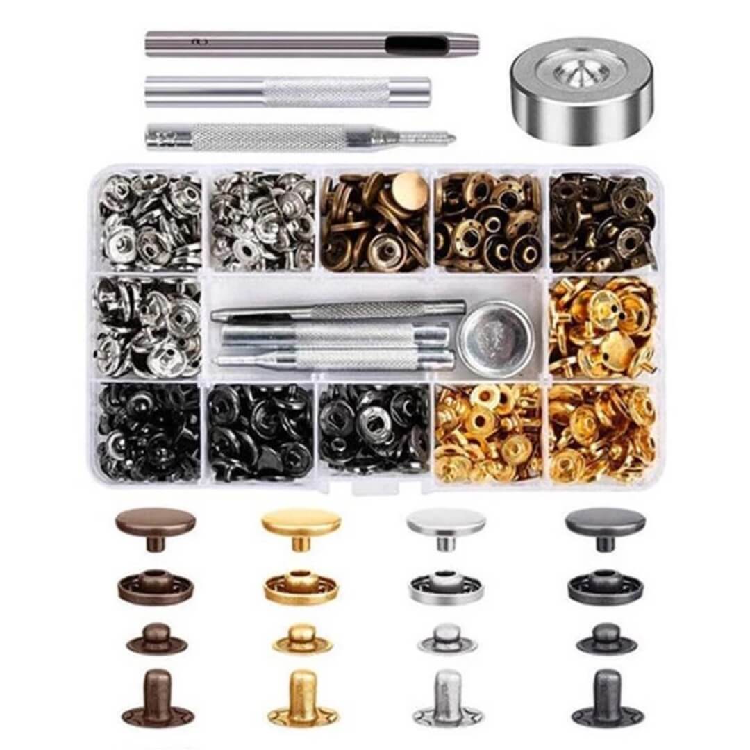 BotõesPressão 12,5mm 6Cores 120Un