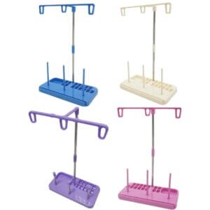 Porta Fio Com Suporte de Carretel 3 Cones