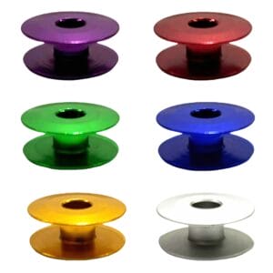 Bobina de Metal Colorida para Máquina de Costura Nova