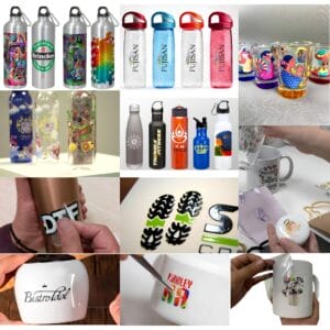 Adesivo DTF UV Cerâmica, Plástico, Vidro e Madeira